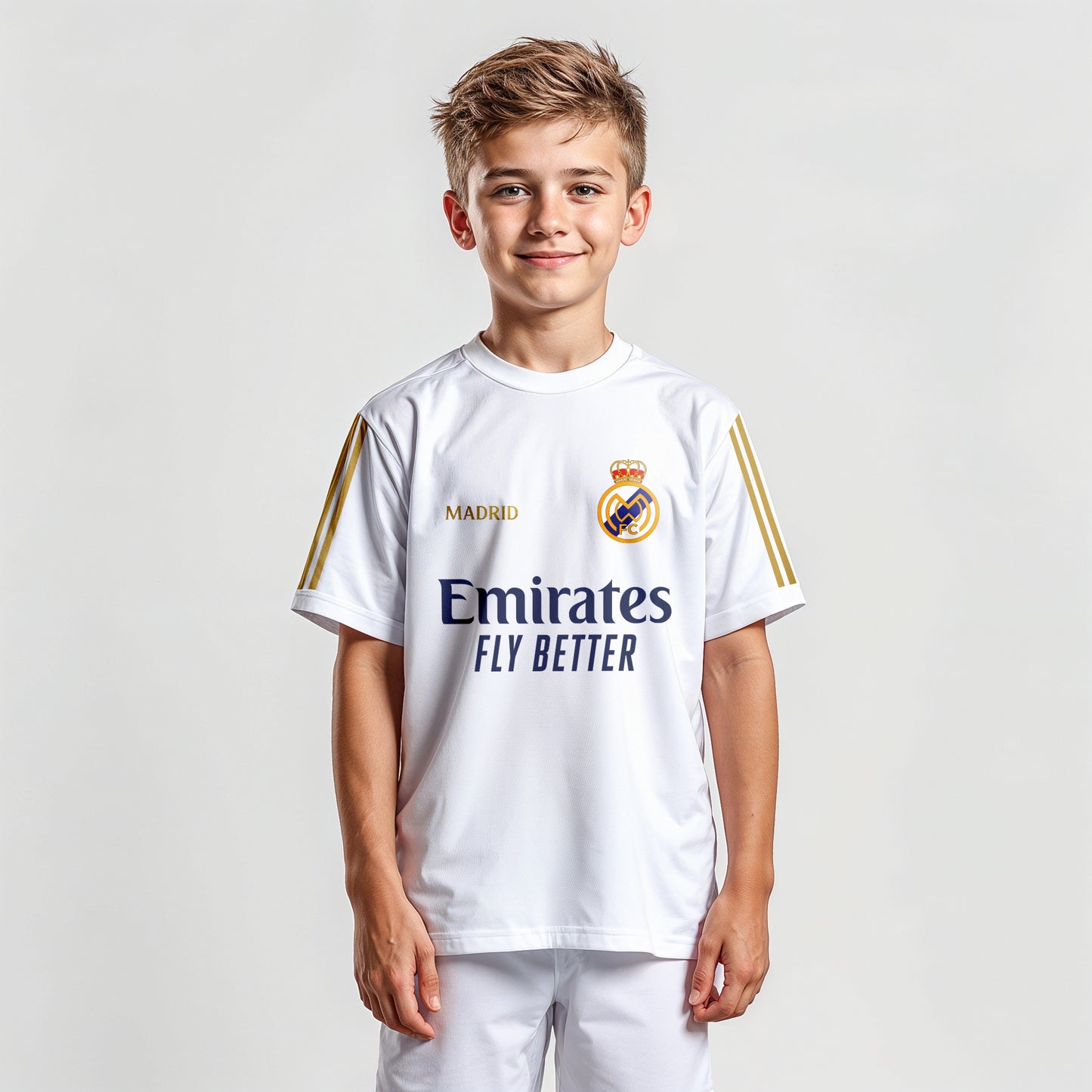 Fotbalový dres Real Madrid pro děti s vlastním jménem a číslem