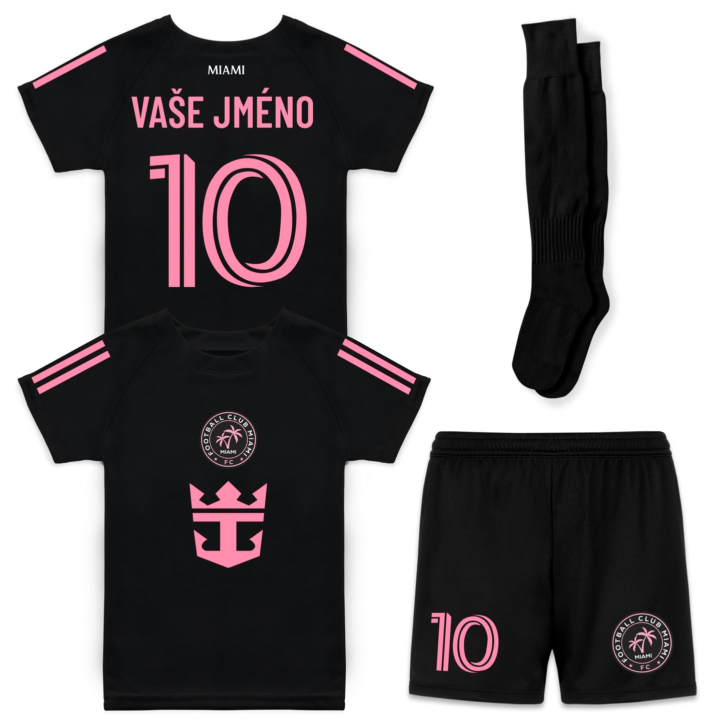 Fotbalový dres Inter Miami pro děti s vlastním jménem a číslem