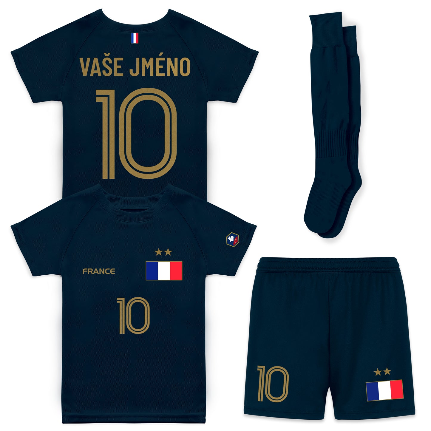 Dres Mbappé Francie s vlastním jménem a číslem